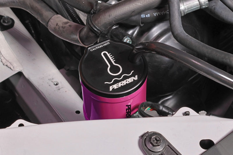 Perrin Performance PERRIN BRZ GR86 FRS 86 Coolant Overflow Tank - Hyper Pink for 02-26 Subaru WRX/STI - view 7
