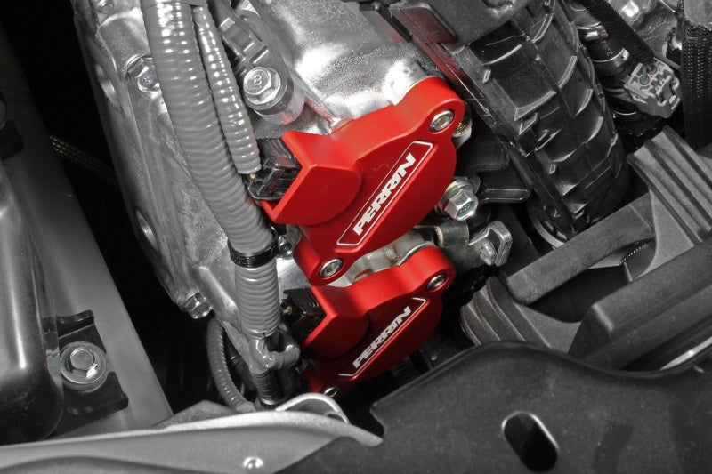 Perrin Performance PERRIN OBXT LGXT Cam Solenoid Cover - Red for 15-26 Subaru WRX - view 5