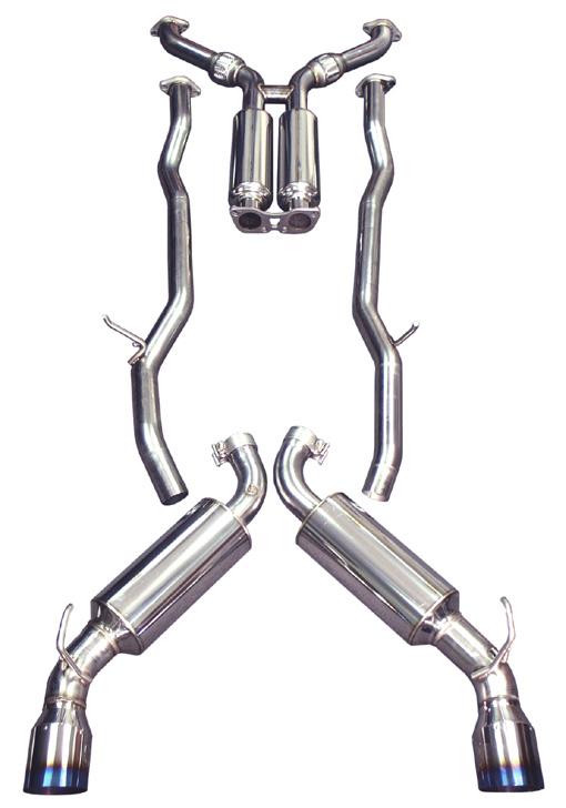 Injen BRZ Toyota 86 4cyl SS CB Exhaust with Dual Injen Embossed Muffler - view 6