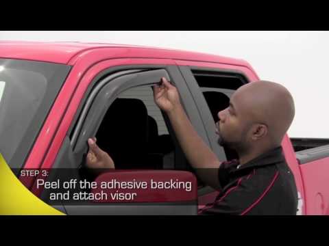 AVS Ventvisor In-Channel Front Rear Window Deflectors 4pc - Smoke