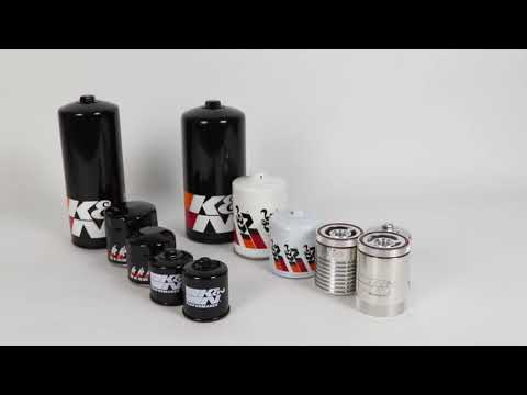 K&N Engineering K N Oil Filter for Nissan Ford Toyota Audi Chevy VW Porsche BMW 3in OD x 5.063in H
