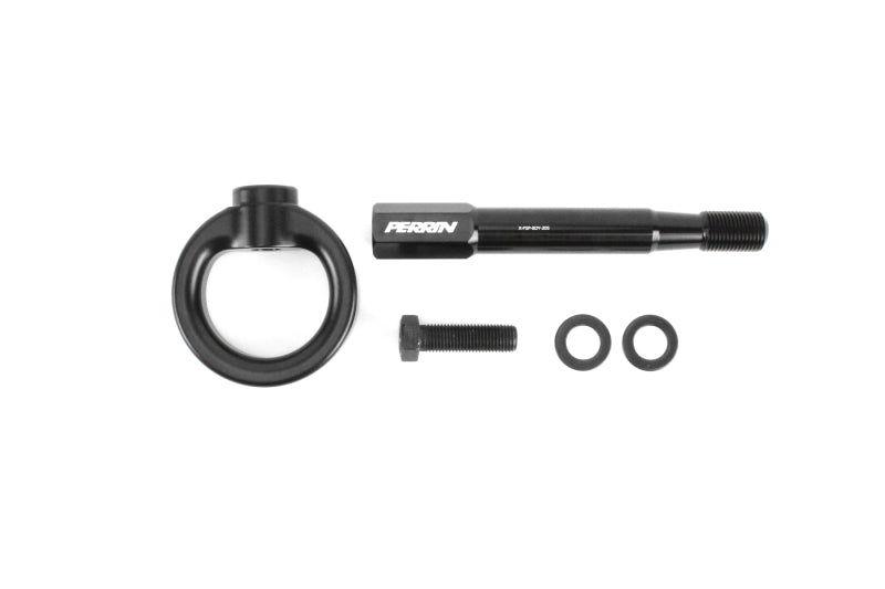 Perrin 2022 Subaru WRX / 18-21 Crosstrek Tow Hook Kit (Rear) - Black