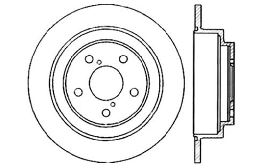 StopTech 05-06 Saab 9-2X AWD / 02-05 Impreza WRX / 02 WRX STi Slotted & Drilled Right Rear Rotor