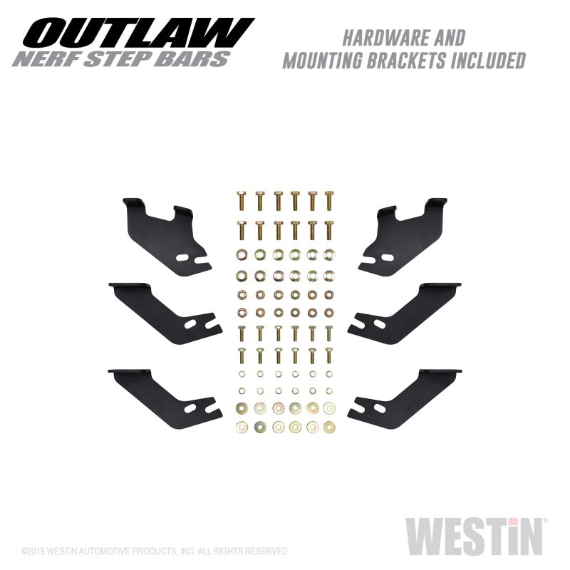 Westin 14-19 Toyota 4Runner SR5/TRD/TRD Pro (exc Limited & Nightshade) Outlaw Nerf Step Bars