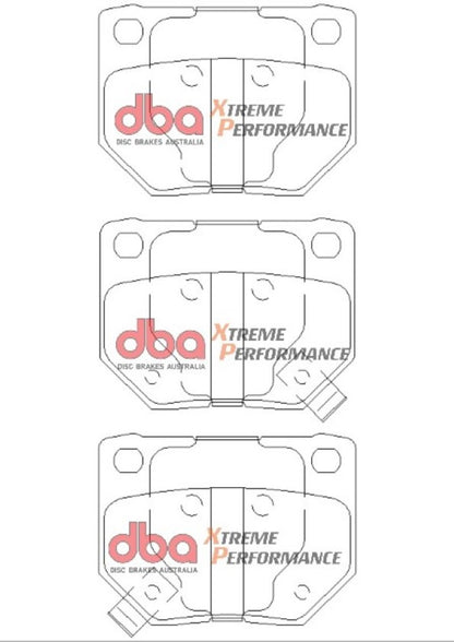 DBA 06-07 Subaru WRX XP650 Rear Brake Pads