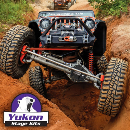 Yukon Gear & Install Kit Package for Jeep Rubicon JL/JT w/D44 Front & Rear in a 4.88 Ratio Stage 2