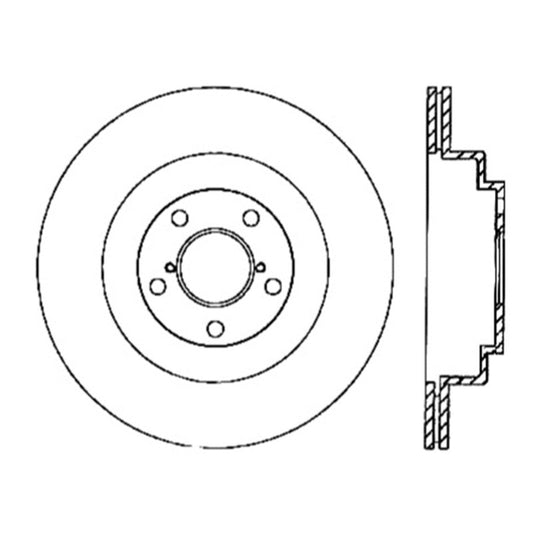 StopTech Power Slot 06-07 WRX / 05-08 LGT Rear Left Slotted Rotor