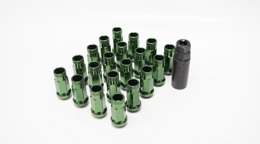 Wheel Mate 12x1.50 48mm Muteki SR48 Dark Green Open End Lug Nuts