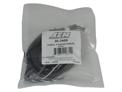 AEM Power Harness for 30-0300 X-Series Wideband Gauge