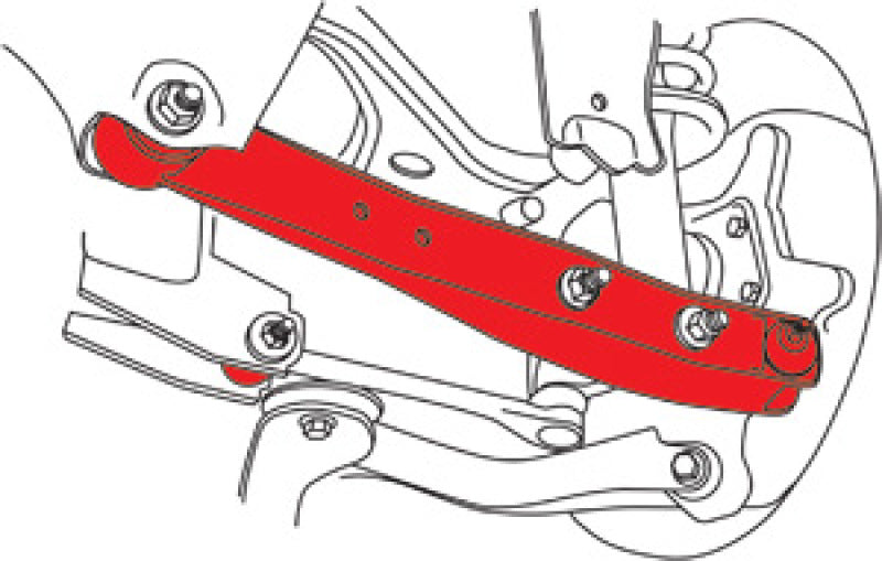 SPC Performance 08-12 Subaru Impreza/12+ FR-S/BRZ Rear Camber Arm & Toe Kit (SINGLE ARM-REQUIRES 2)