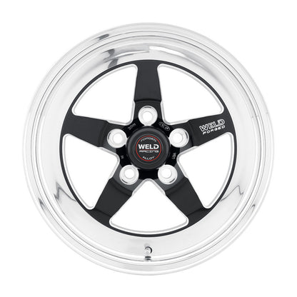 Weld S71 15x8 / 5x4.5 BP / 5.5in. BS Black Wheel (Medium Pad) - Non-Beadlock