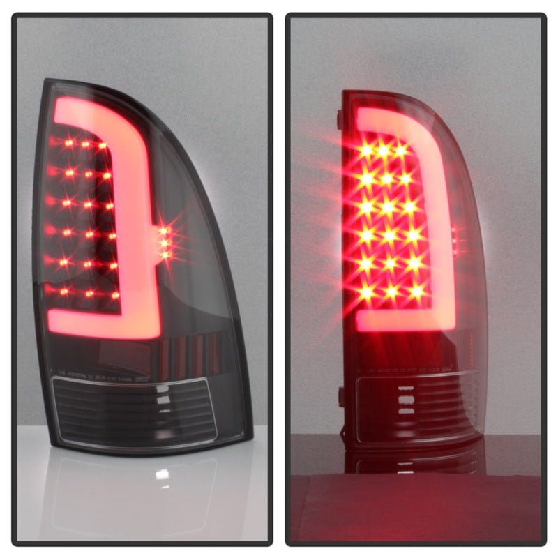 xTune Toyota Tacoma 05-15 Tail Lights - Light Bar LED - Black ALT-ON-TT05-LBLED-BK