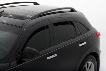 AVS 08-11 Subaru Impreza Hatch (Includes WRX/STI) Ventvisor Low Profile Deflectors 6pc - Smoke