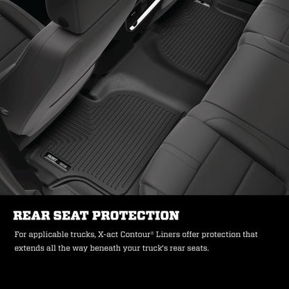 Husky Liners 19-23 Jeep Wrangler JL/JLU X-Act Contour Black Front Floor Liners