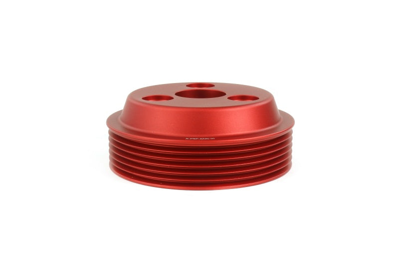 Perrin 15-21 Subaru WRX Lightweight Water Pump Pulley - Red