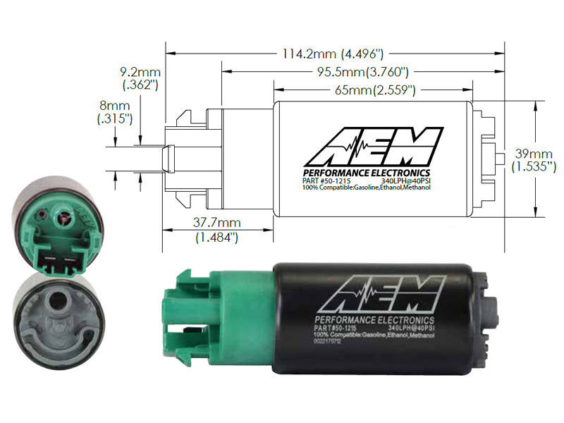 AEM 340LPH - Ethanol Compatible - AEM50-1215