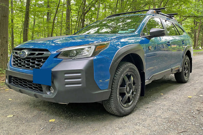 Rally Armor 2022 Subaru Outback Wilderness Black Mud Flap Wild Orange Logo