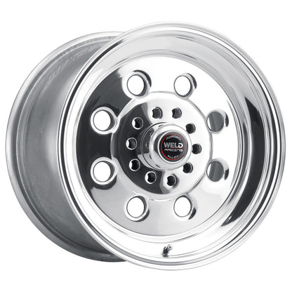 Weld Draglite 15x3.5 / 5x4.5 & 5x4.75 BP / 1.375in. BS Polished Wheel - Non-Beadlock